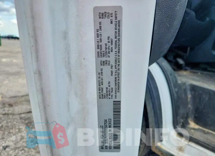 3C6LRVDG5SE507534 Photo# 13