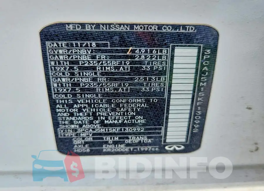 3PCAJ5M15KF130992 Photo# 13
