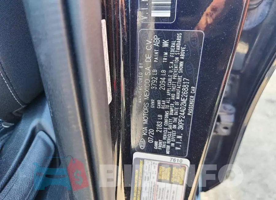 3KPF24AD2ME268817 Photo# 12