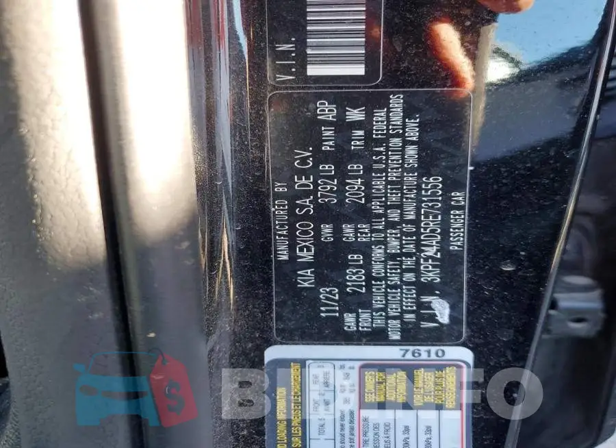 3KPF24AD5RE731556 Photo# 12