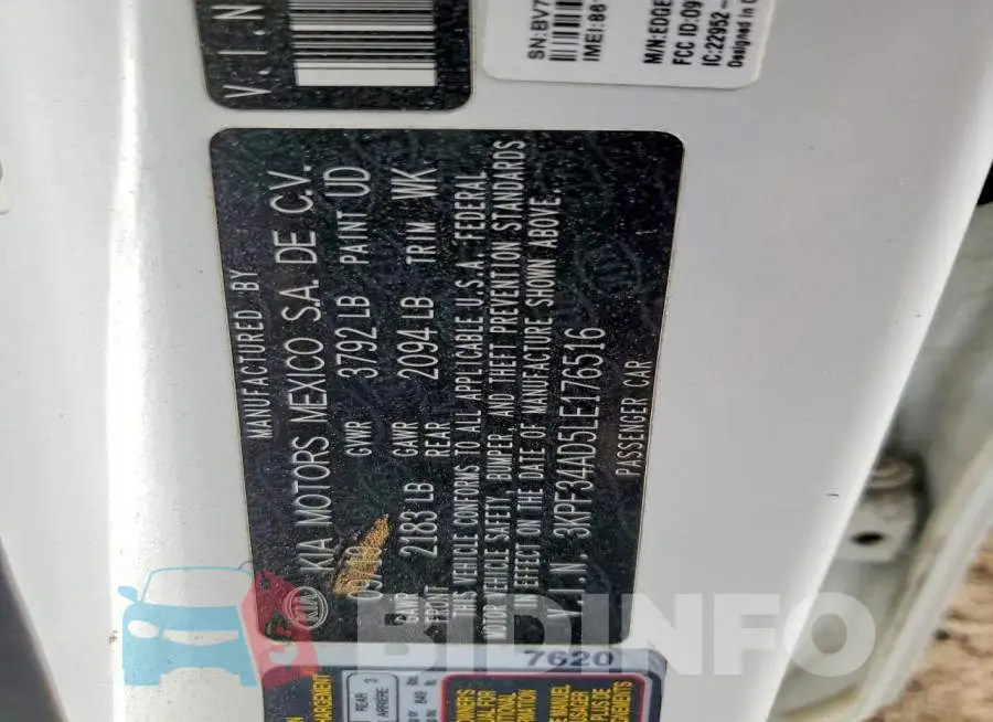 3KPF34AD5LE176516 Photo# 12