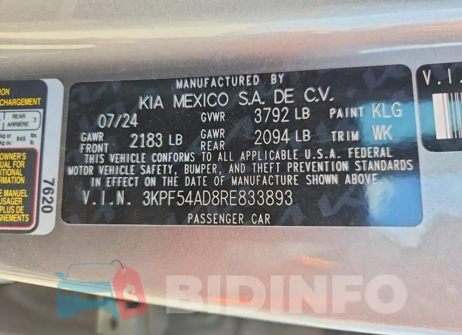 3KPF54AD8RE833893 Photo# 13