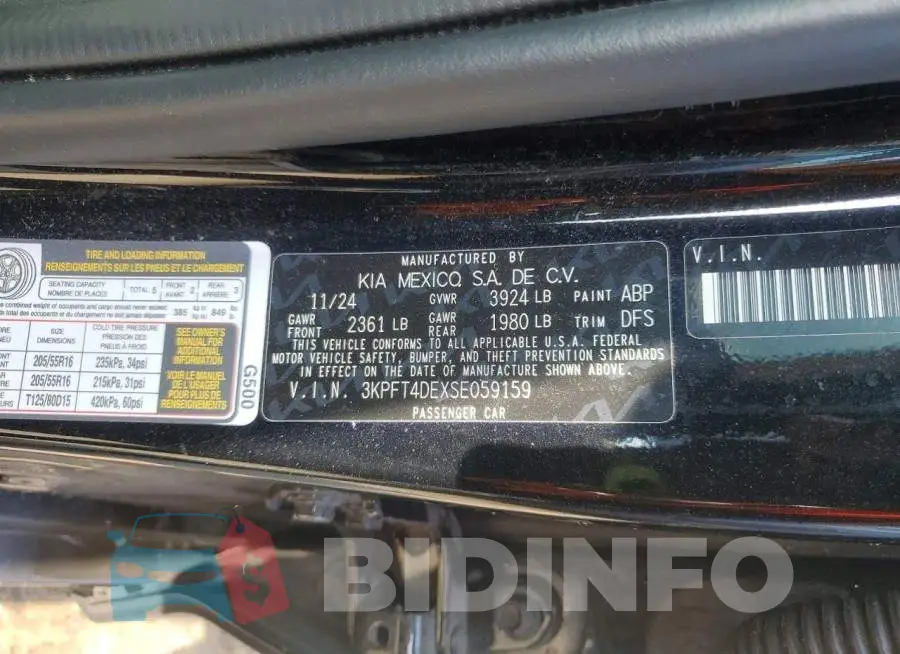 3KPFT4DEXSE059159 Photo# 12