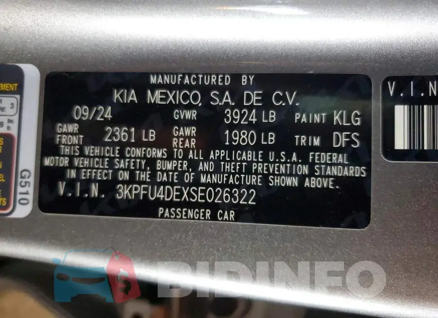 3KPFU4DEXSE026322 Photo# 12