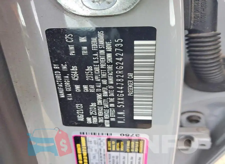 5XXG44J82RG242735 Photo# 12