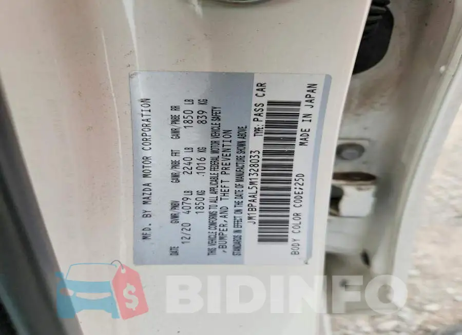 JM1BPAAL5M1328033 Photo# 12