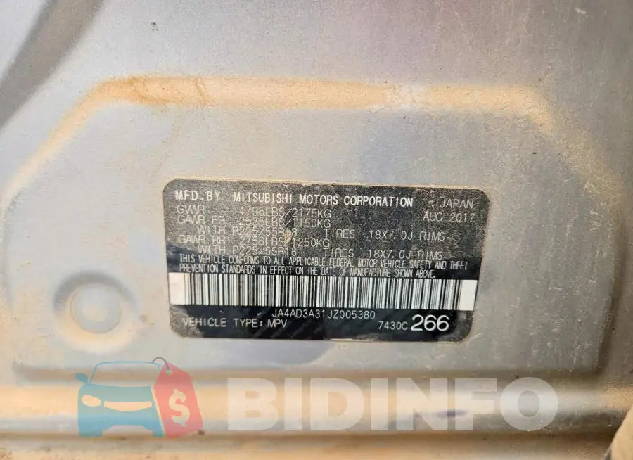 JA4AD3A31JZ005380 Photo# 13