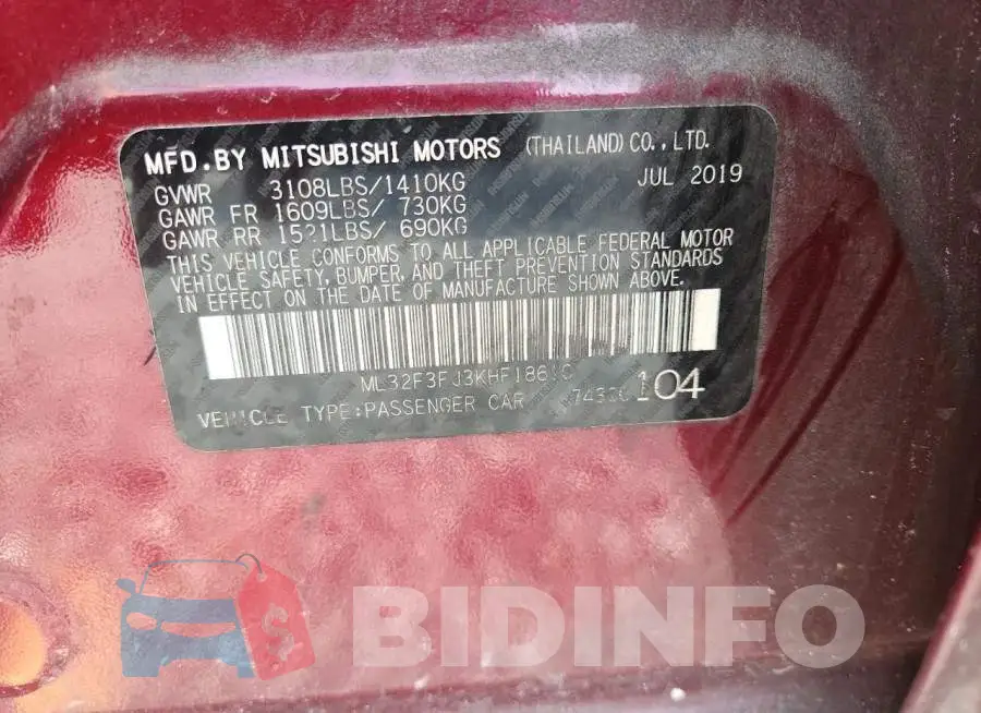 ML32F3FJ3KHF18610 Photo# 12