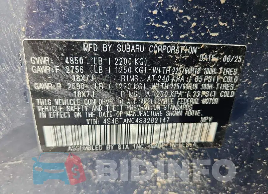 4S4BTANC4S3282147 Photo# 14