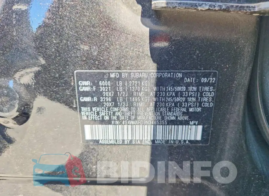 4S4WMARD9N3465355 Photo# 13