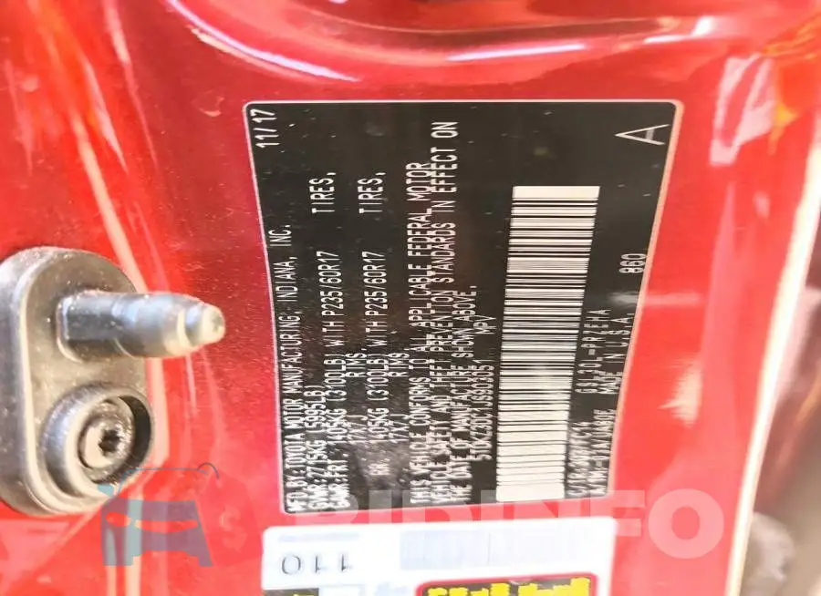 5TDKZ3DC1JS903051 Photo# 13
