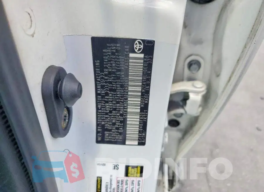5YFB4MDE1PP042669 Photo# 12