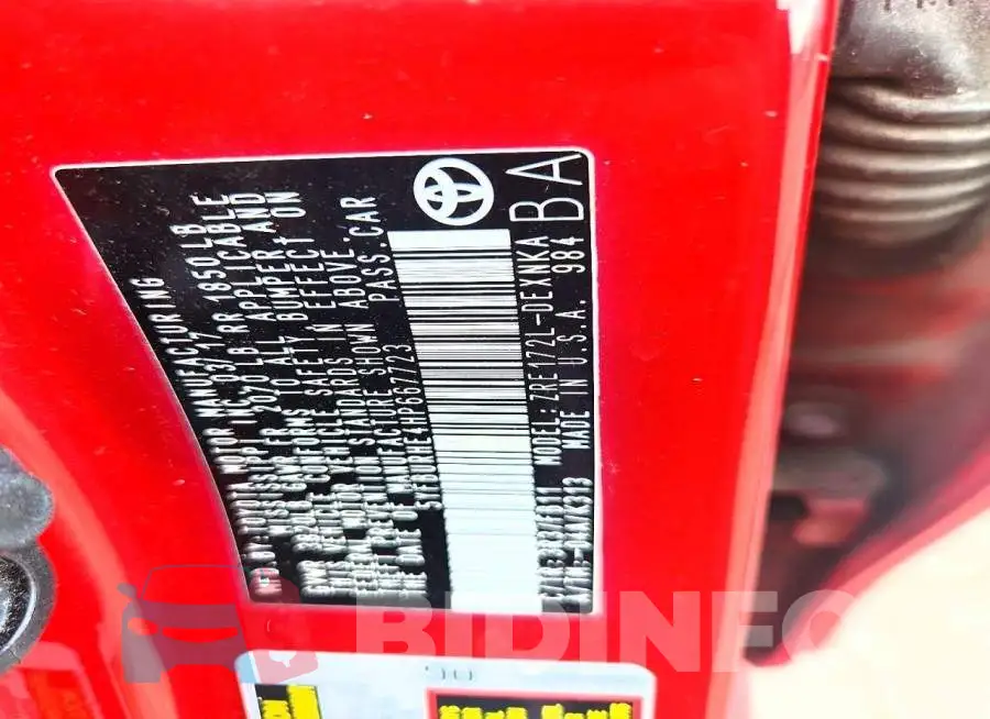 5YFBURHE4HP667723 Photo# 12