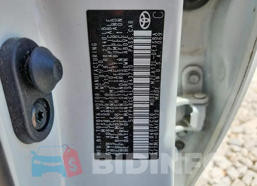 5YFP4RCE4LP043720 Photo# 12