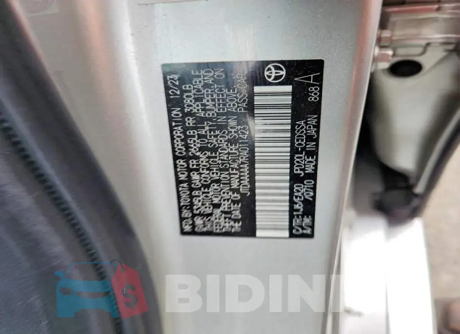 JTDAAAAA7RA011423 Photo# 13