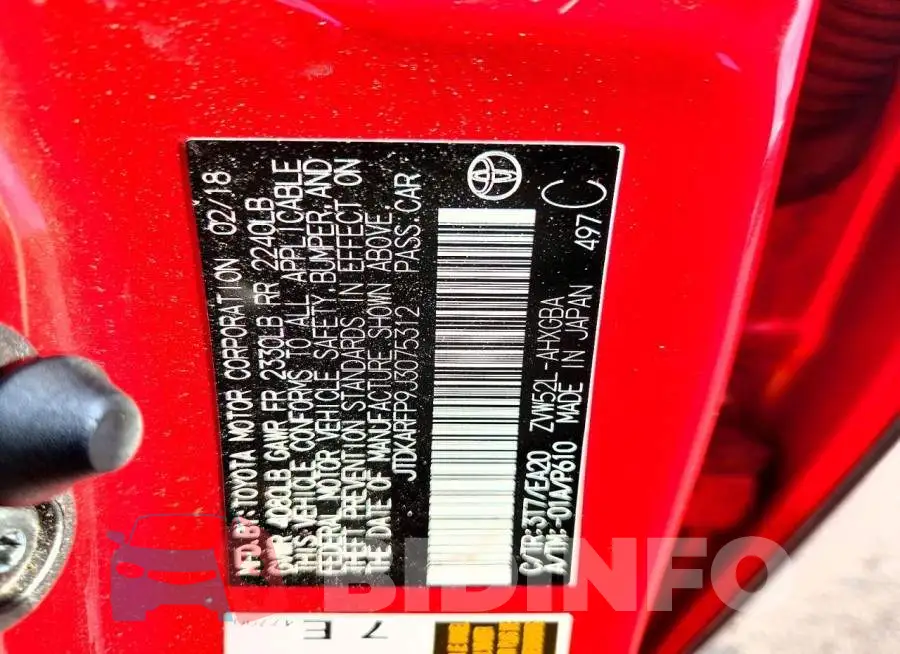 JTDKARFP9J3075312 Photo# 12