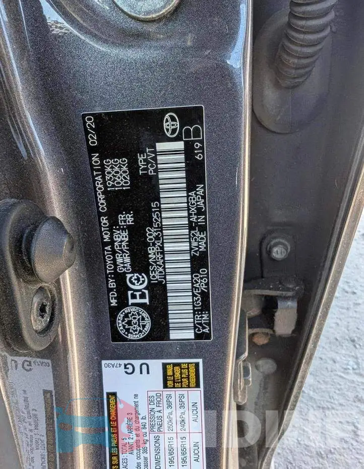 JTDKARFPXL3152515 Photo# 14