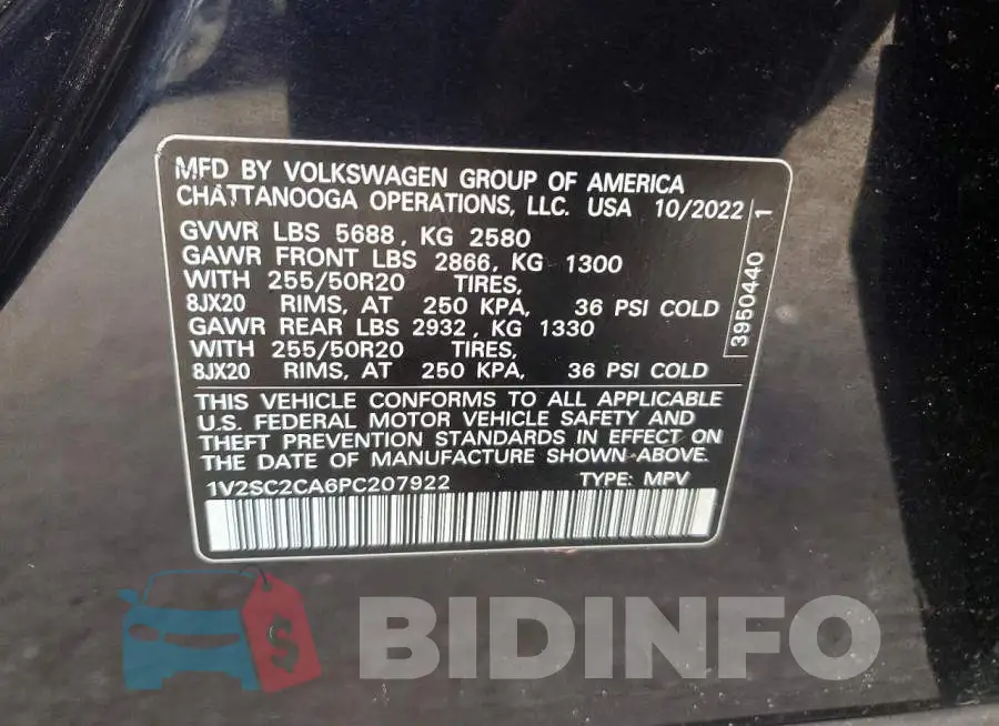 1V2SC2CA6PC207922 Photo# 13