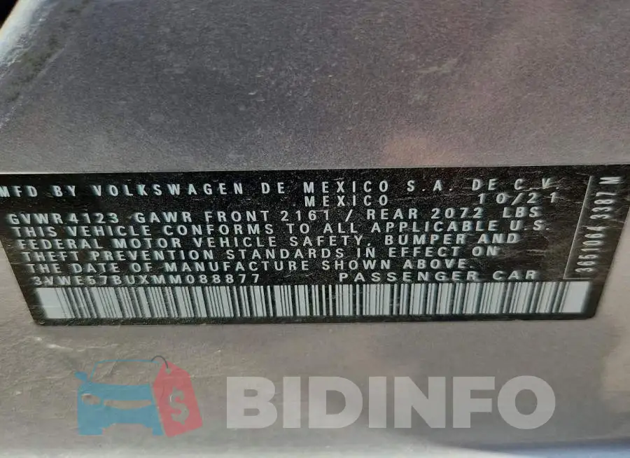 3VWE57BUXMM088877 Photo# 12