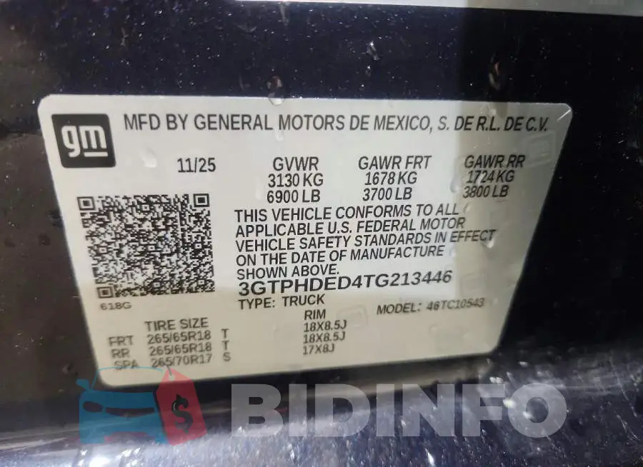 3GTPHDED4TG213446 Photo# 12