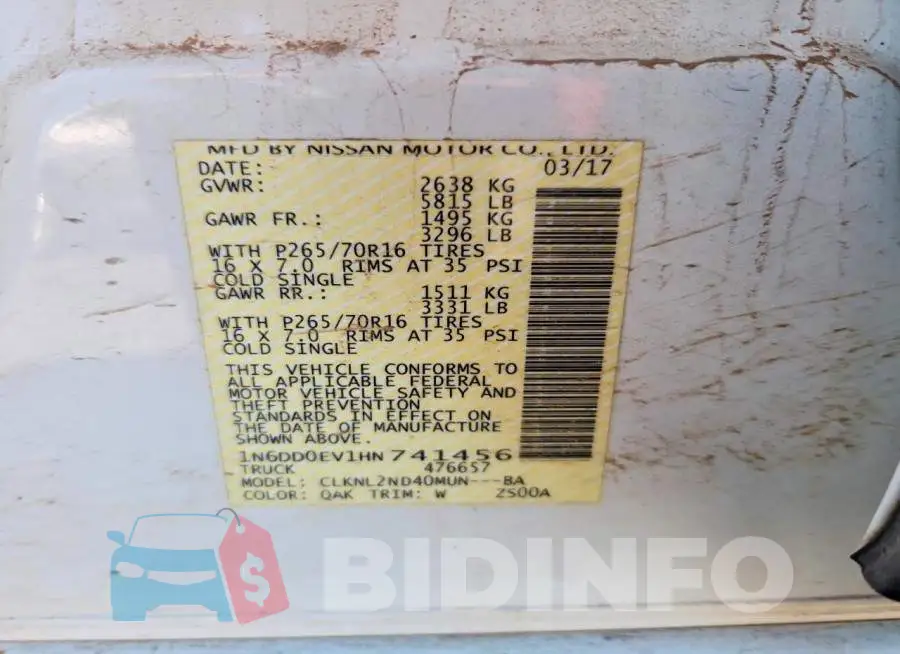 1N6DD0EV1HN741456 Photo# 12