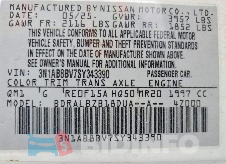 3N1AB8BV7SY343390 Photo# 13