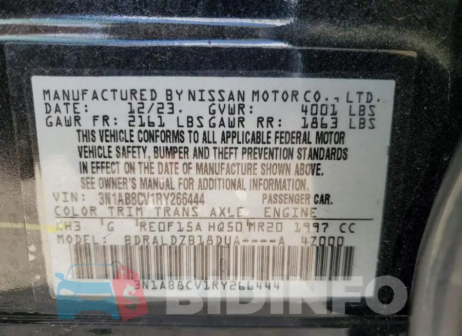 3N1AB8CV1RY266444 Photo# 13