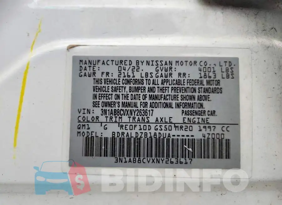 3N1AB8CVXNY263617 Photo# 12