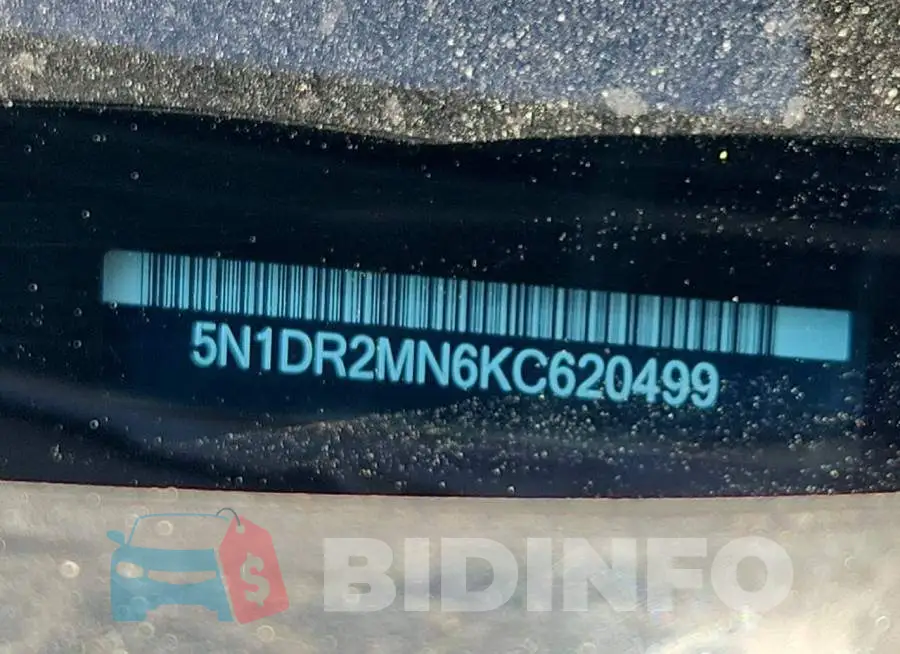 5N1DR2MN6KC620499 Photo# 14