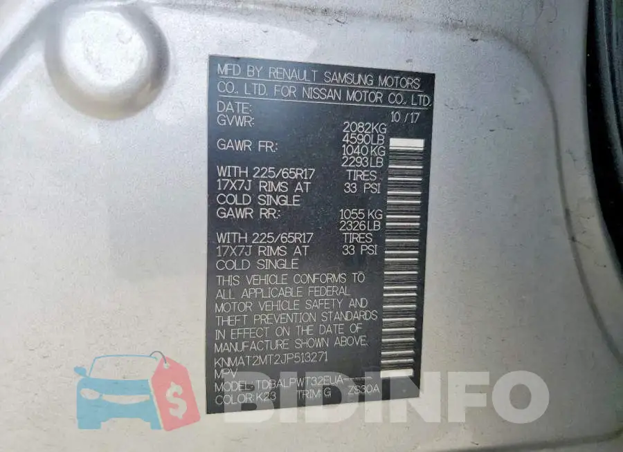 KNMAT2MT2JP513271 Photo# 14