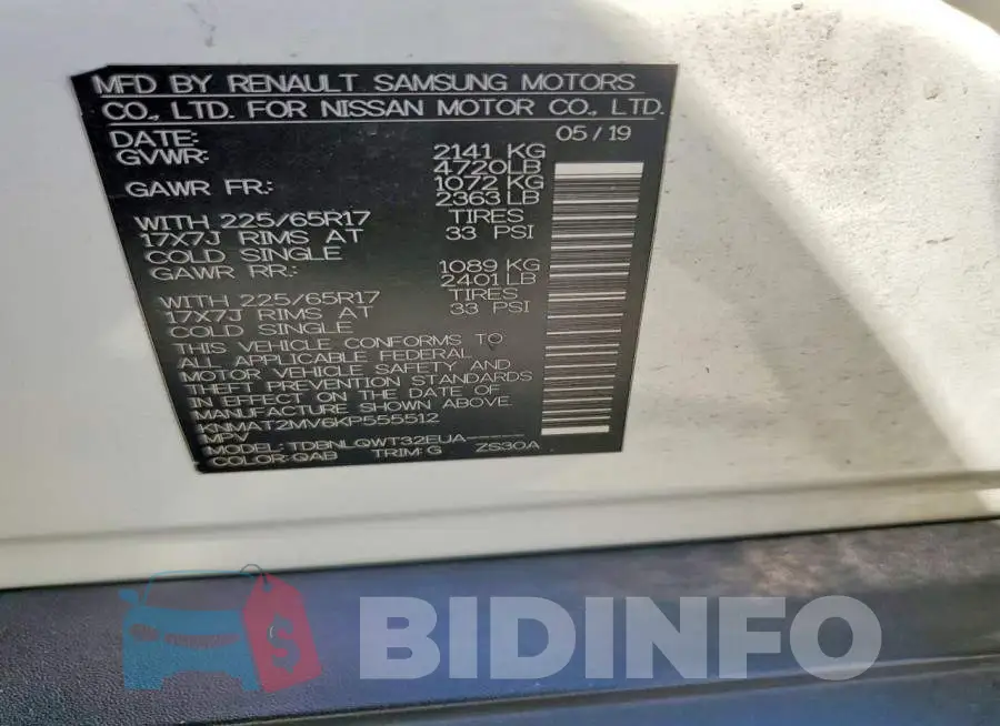 KNMAT2MV6KP555512 Photo# 14