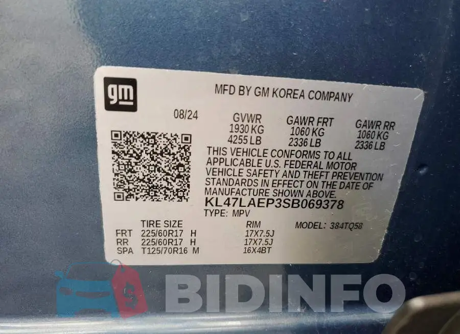 KL47LAEP3SB069378 Photo# 13