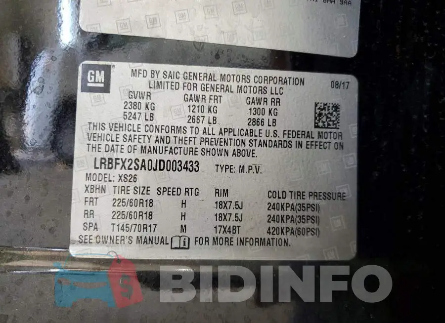 LRBFX2SA0JD003433 Photo# 14