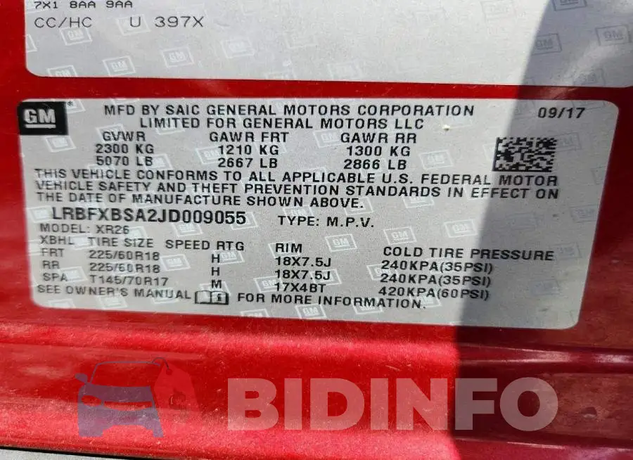 LRBFXBSA2JD009055 Photo# 13