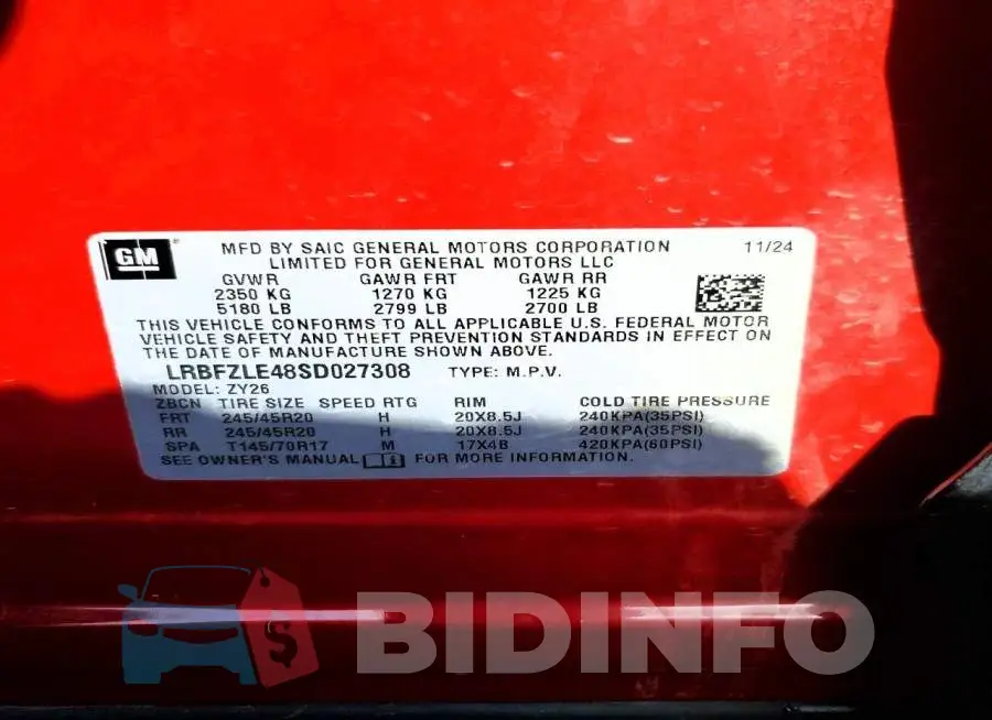 LRBFZLE48SD027308 Photo# 13