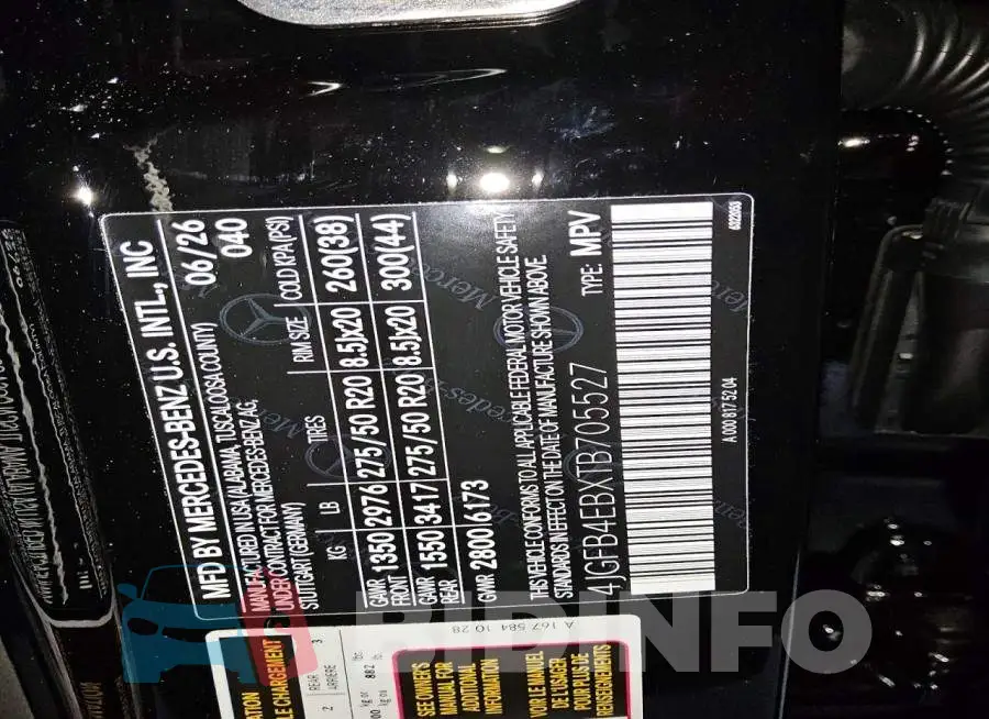 4JGFB4EBXTB705527 Photo# 14
