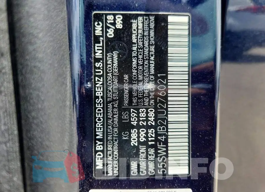 55SWF4JB2JU276021 Photo# 12