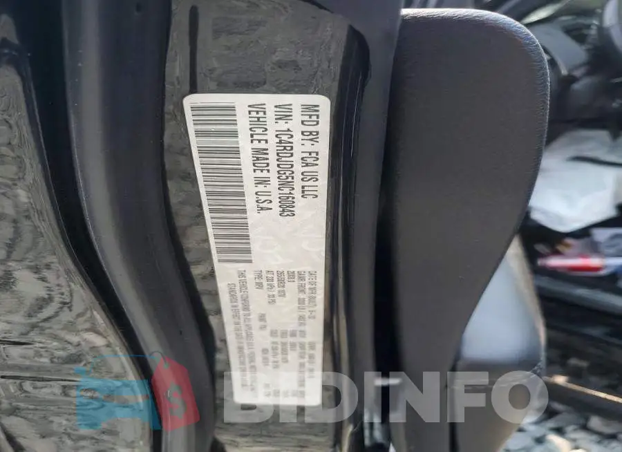 1C4RDJDG5NC160843 Photo# 13