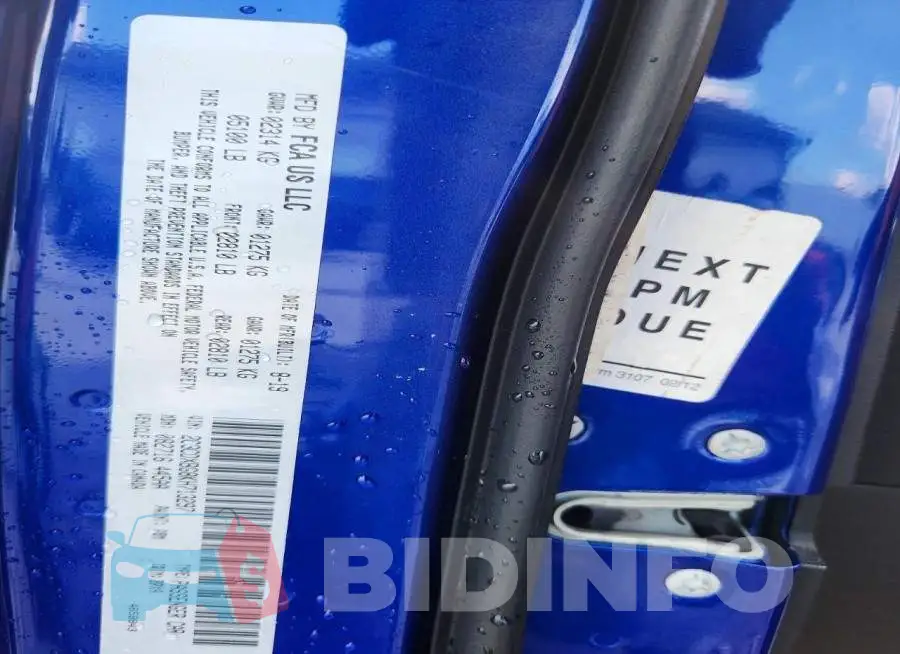 2C3CDXBG8KH713297 Photo# 12