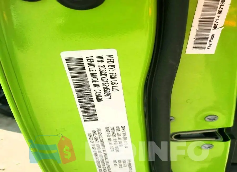 2C3CDXCT8PH506671 Photo# 12