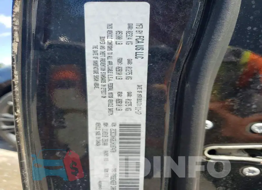 2C3CDXHG8JH187470 Photo# 13