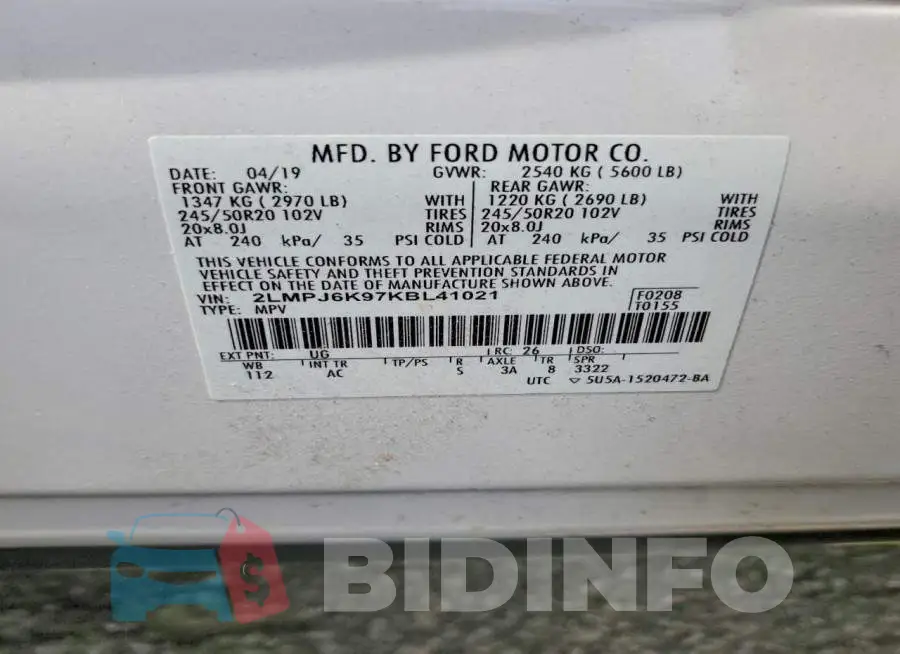 2LMPJ6K97KBL41021 Photo# 13