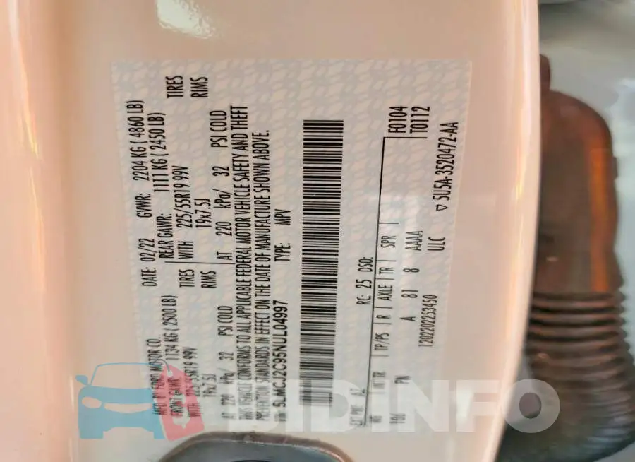 5LMCJ2C95NUL04997 Photo# 13