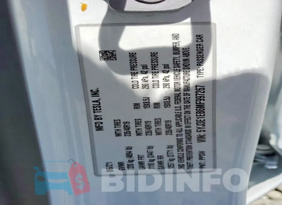 5YJ3E1EB6MF997267 Photo# 12