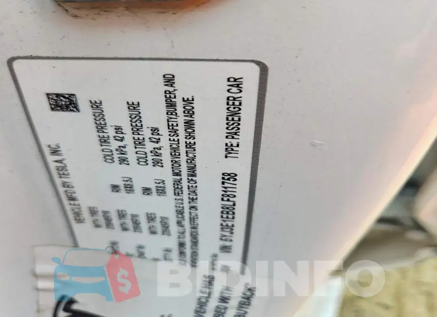 5YJ3E1EB8LF811758 Photo# 12