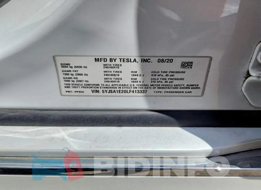 5YJSA1E20LF413337 Photo# 12