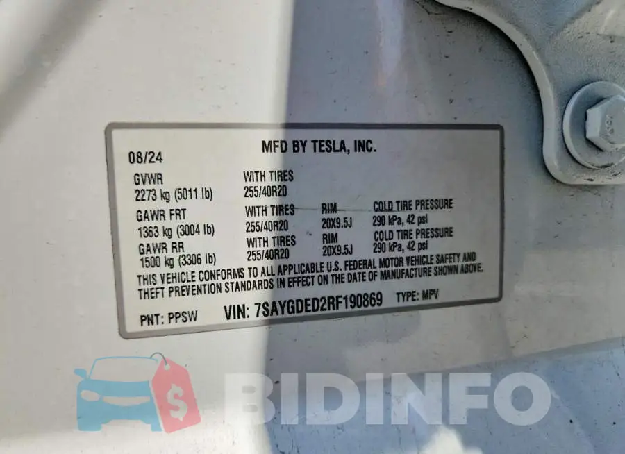 7SAYGDED2RF190869 Photo# 13