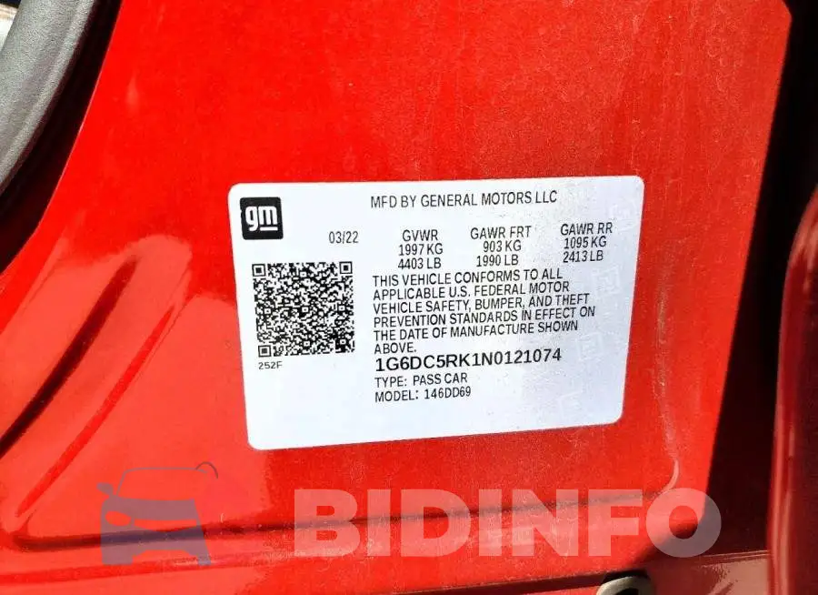 1G6DC5RK1N0121074 Photo# 12