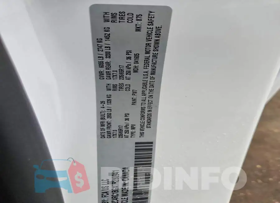 2C4RC1BGXTR280941 Photo# 13