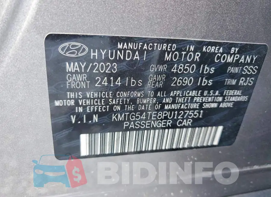 KMTG54TE8PU127551 Photo# 13